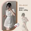 Nurse Cosplay Nurse Back Sexy Erotic Large Size Nurse Costume Cute Extreme Lingerie Temptation Costume Nurse Cosplay White [Sriben] Uniform/Nurse