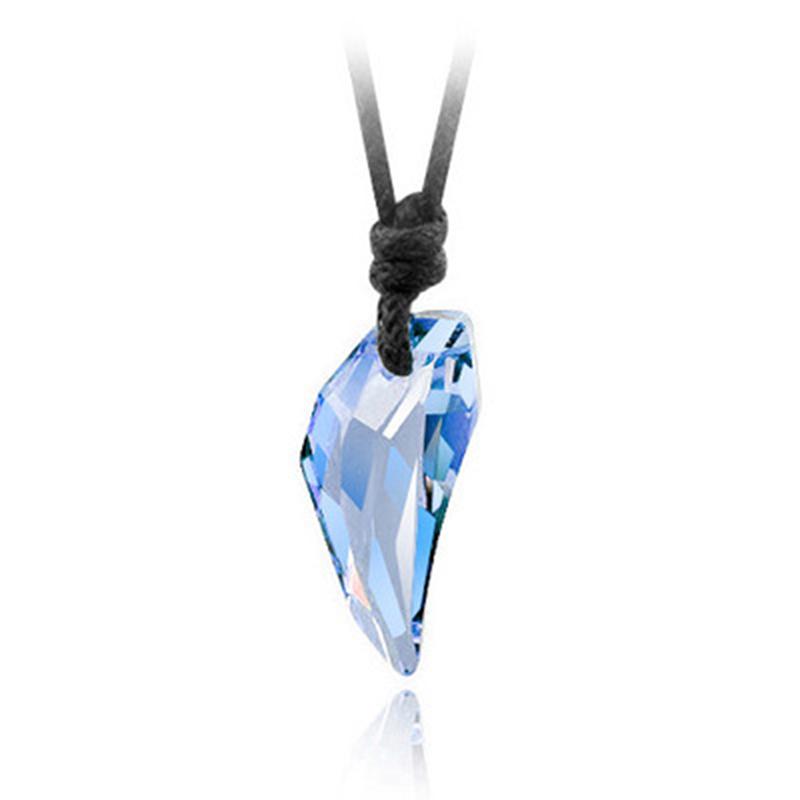 Women Men'S  Wolf'S Tooth Necklace Crystal Natural Stone Pendant Jewelry Gift