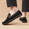Men's Casual Leather Shoes Lightweight Loafers Moccasins Comfortable Slip On Driving Shoe
