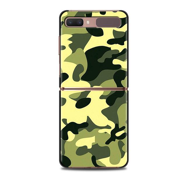 Smartphone Case For Samsung Galaxy Z Flip 3 5g Back Pc Cases Hard Capa Shell Hard Cover Fundas Camouflage Military Army
