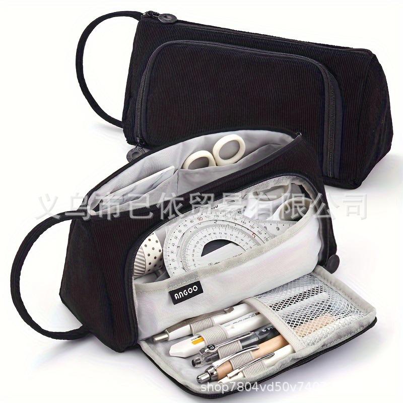 

Вместительный портативный пенал для студентов - Хранение школьных канцелярских принадлежностей