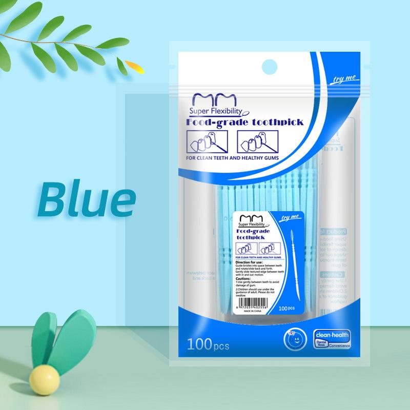 Fishbone-shaped 100-piece Boxed Double-ended Toothpicks