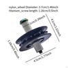 Bike Chain Tensioner Guide Wheel Shaft,Component,Easy To Install for Folding Maintenance Study