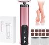 Electric Foot Callus Remover 2-in-1 - Rechargeable Wireless Powerful Nail File, Dead Skin Removal Pedicure Tool