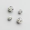 S925 Sterling Silver Thai Treasure Spacer Beads - DIY Handmade Bracelet Accessories.