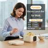 Portable Auto Electric Heated Lunch Box for Adults,Food Warmer Lunch Box,Rechargeable 14000mAh Battery,Self-Heating with 800 ml Inner Container, Keep