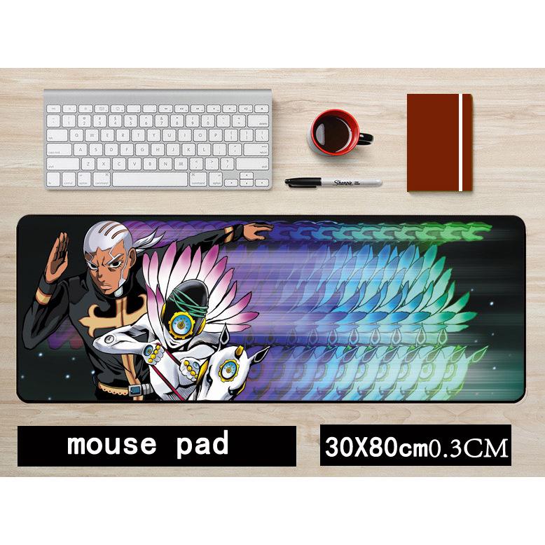 JOJO Kujo Jotaro Anime Non-Slip Mouse Pad - Large 30x80CM Keyboard Mat