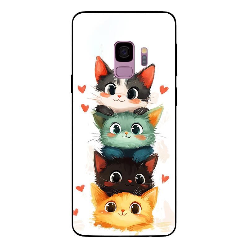For Samsung Galaxy S9 Plus Case SM-G965F G965 S9Plus Marble Painted Soft Matte Silicone Back Cover For Samsung S9 S9+ Full Shell