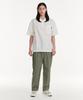 HELEMENT Henry One-Pleat Slacks (Khaki)