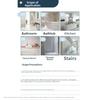 6/12pcs Adhesive Anti-Slip Strips Transparent Bathtub Safety Strips  for Floor