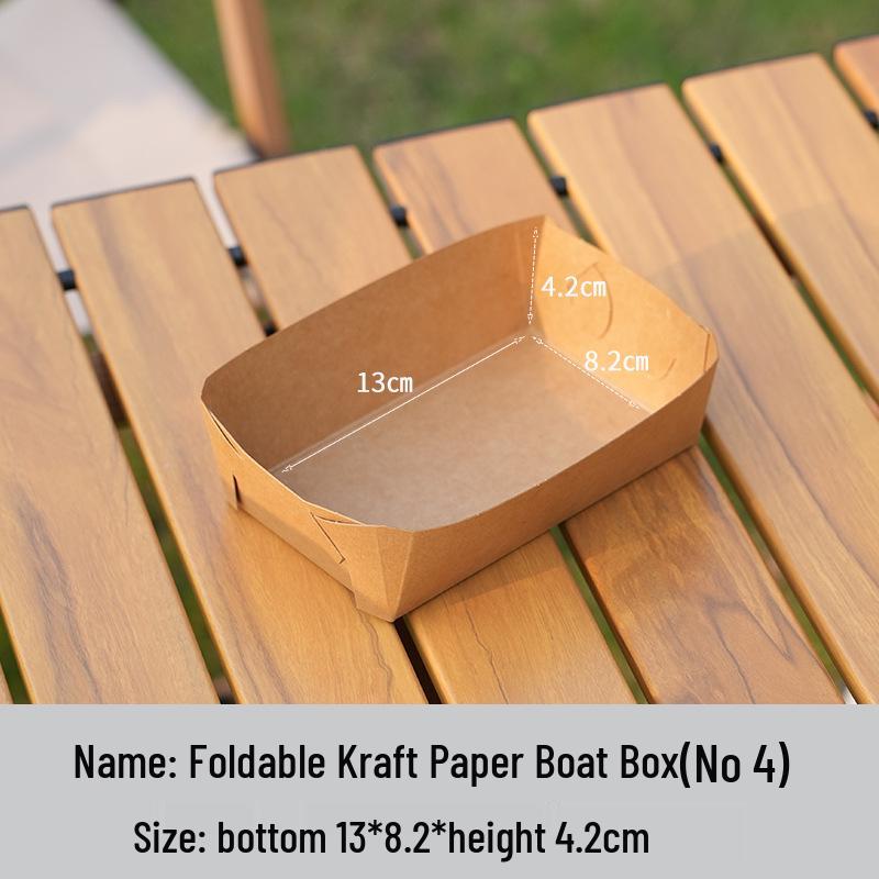 Kraft Paper Lunch Box for Outdoor Picnic or Takeaway