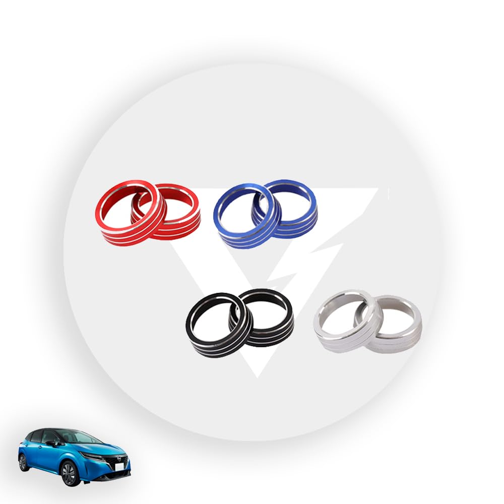 

New Notebook, Notebook e13, Notebook e-POWER Custom Accessory, Console Dial Cover, Air Conditioning Dial Cover чорний
