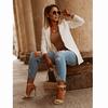 Women Loose Top Long Sleeve Casual Jacket Ladies  Wear Coat Blouse