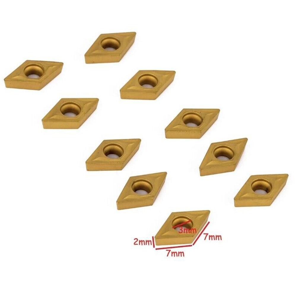 50 Pcs DCMT070204 Insert Boring Bar Cutter Carbide Inserts