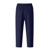 Men's Drawstring Pocket Fleece-Lined Straight-Leg Casual Pants