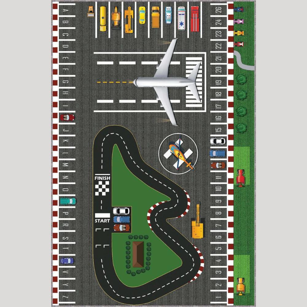 Miru Home Digital Print Washable Non-Slip Dot Base Living Room,Children and Baby Carpet Mcb-37