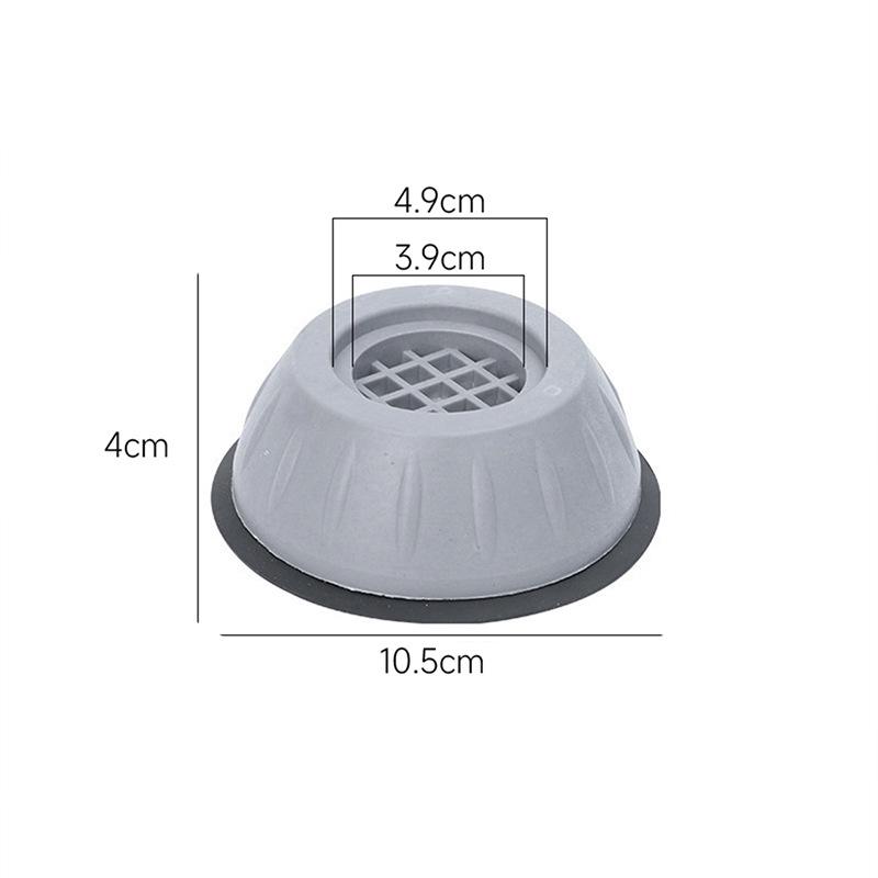 8cm Universal Anti-slip Shock Absorption Foot Pad for Washing Machines and Refrigerators