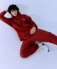 FANGOH F-Logo Embroidered Jogger Pants Burgundy