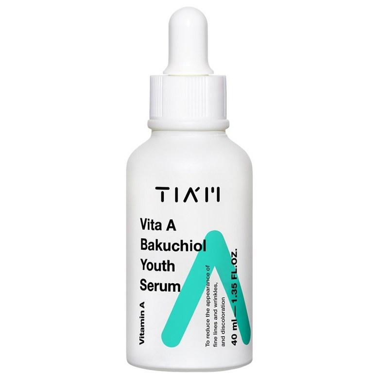 TIA M Vitamin A Bakuchiol Youth Serum - Anti-Aging & Firming Treatment for Smooth, Youthful Skin, 40ml