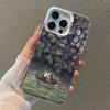 Bright Hedgehog In The Fog Silver Plated Inside Phone Case For iPhone 17 16 15 14 11 12 13 Pro Max Plus X XR XS Max Colored