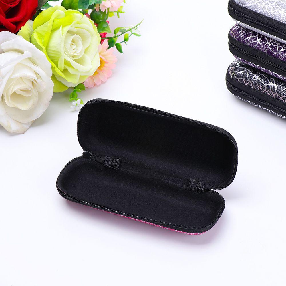 Fashion Rectangle Holder Unisex Sunglasses Case Hard Eye Glasses Eyewear Protector Zipper Box
