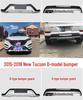 Fits 2015-2018 Hyundai Tucson: Front/rear Bumper Guards, 2018 Model Decorative Bumpers.