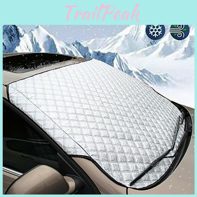 Windshield Universal Cover Front Car Auto Sunshade Snow Ice Protection Cover Winter Summer Windshield Shield