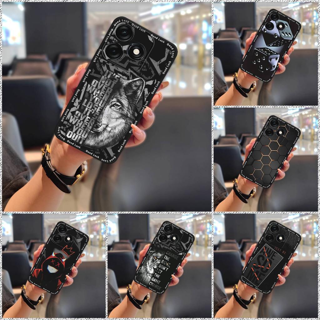 Anti-knock Fashion Design Phone Case For Tecno Spark10C/K15Q Graffiti Silicone Dirt-resistant Cute Full Wrap Protective