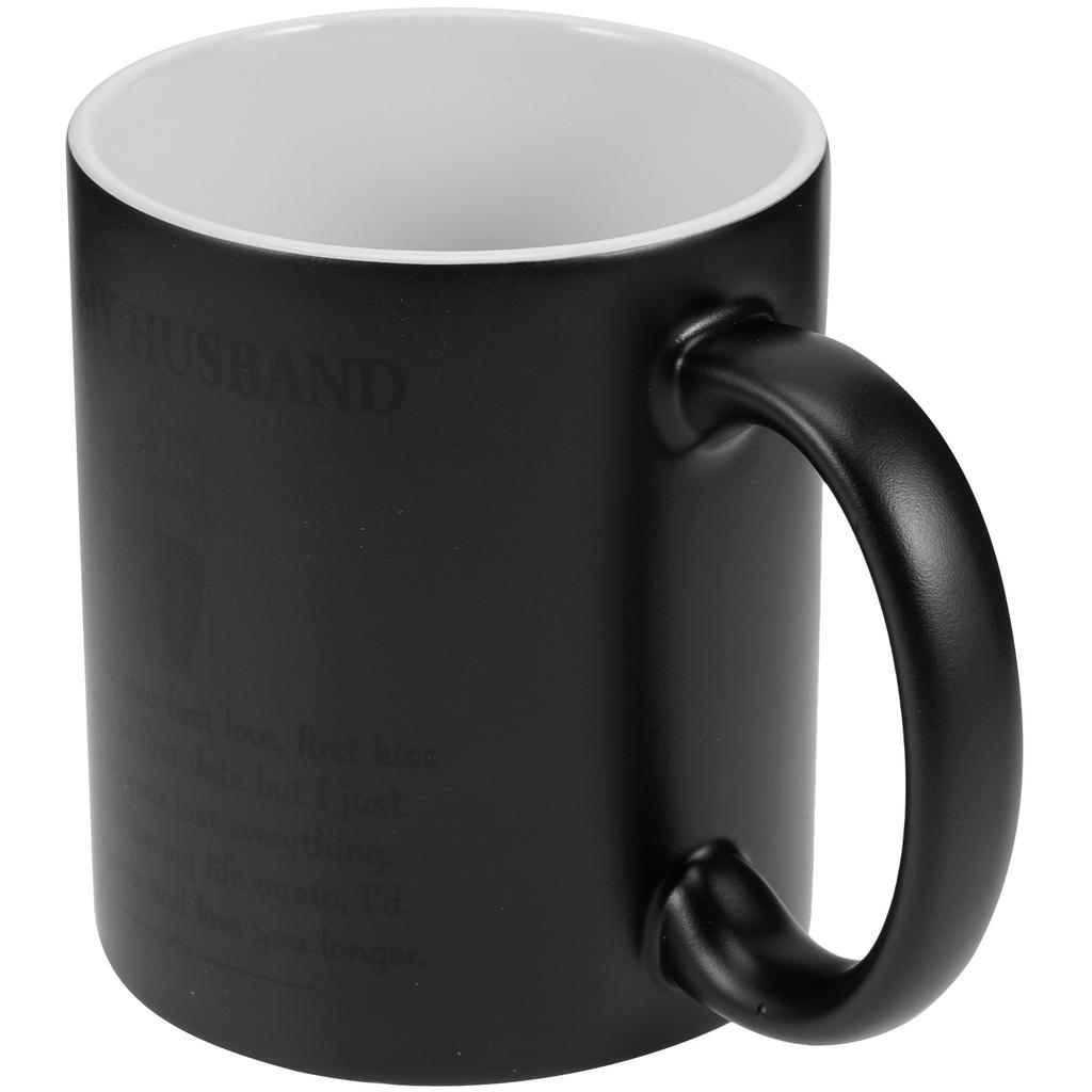 Farbwechselnde Tasse Keramik Kaffee Tee Hitzempfindliche Tasse Keramiktasse für Heißgetränke Latte Cappuccino Getränk