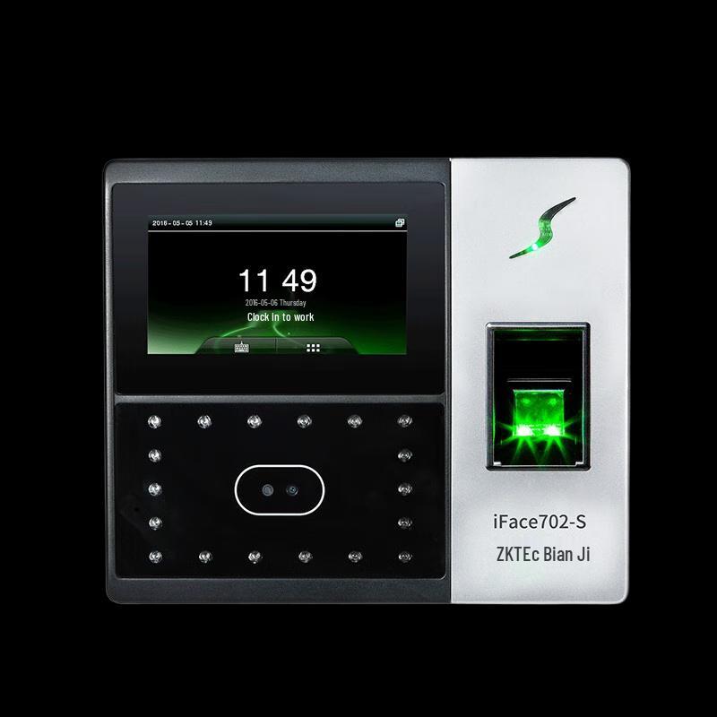 

ZKTECO iFace702-S Face & Fingerprint Time Attendance & Access Control System CN plug (adapter included)