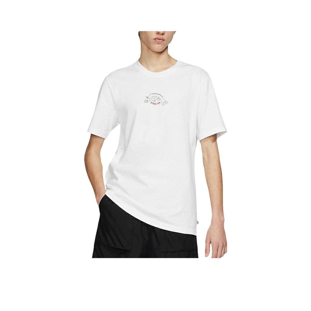 Nike Short Sleeve Athletic Casual T-Shirt Men Tops White ct5737-100