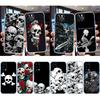 Skeleton Skull Transparent Phone Case for Motorola Moto G40 G04 G05 One Ace Action  Fusion + Plus Hyper Macro Vision Zoom