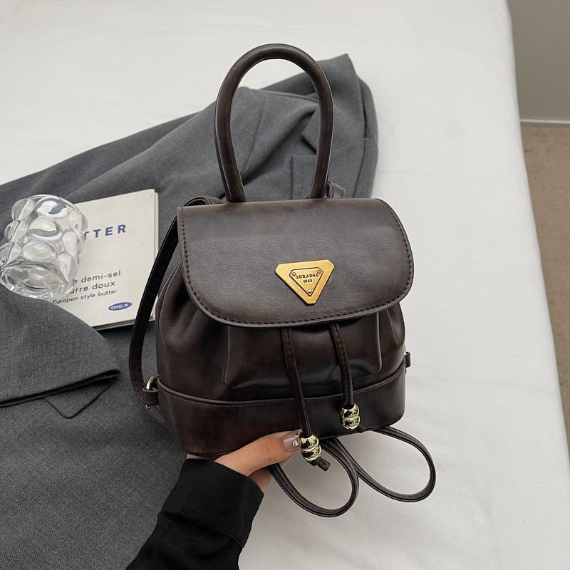 

Сумка Frost fall женская ретро нишевый дизайн сумка-ведро новая повседневная маленькая сумка-рюкзак высокого класса