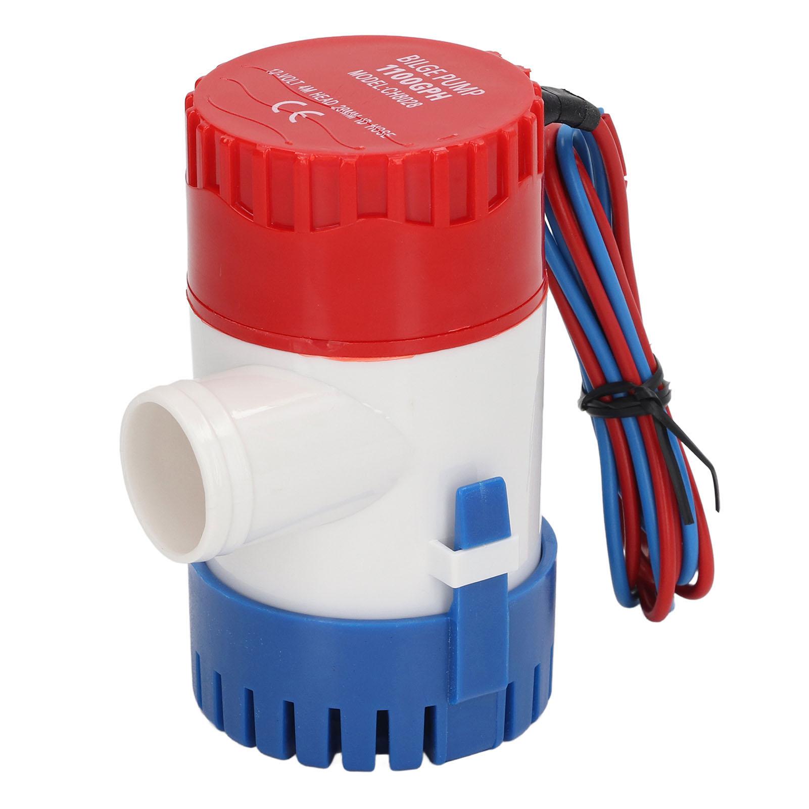 

Трюмная помпа 12В Электрический морской водяной насос 29 мм ID Шланг Погружной лодочный водяной насос