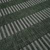 Living Room Rug Jute Look Pattern Lines Green 133x170