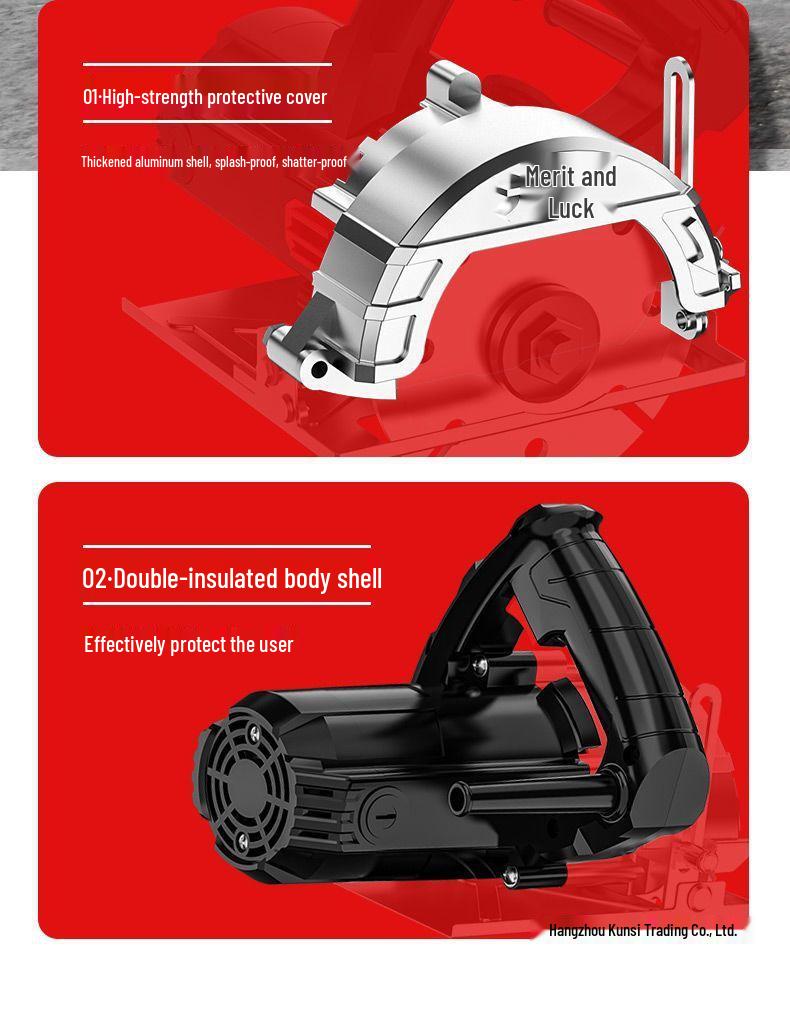 Multifunctional Handheld Cutting Machine: Marble, Stone, Tile & Wood Electric Saw