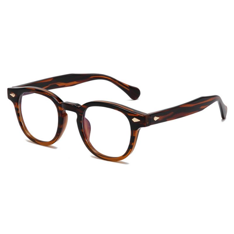 

Frame Rivets Myopia Glasses For Men Women Prescription Spectacles Myopia -0.5 To -6.0 Hyperopia +0.5 To +6.0 Hyperopia plus6.0