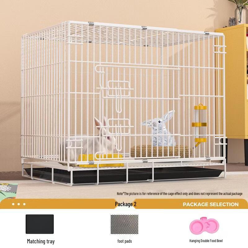 JINGRUIXIANG Large White Rabbit Cage