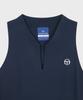 Vestito senza maniche plissettato in tessuto W SERGIO TACCHINI (marina)