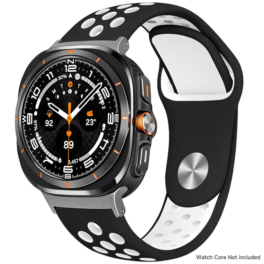 Silicone Strap For Samsung Galaxy Watch 8 40mm 44mm 8 Classic 46mm Sports Breathable Bracelet For Galaxy Ultra 2025 47MM Band