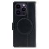 For iPhone 15 Pro Case Compatible with MagSafe Wallet Stand Leather Flip Phone Cover