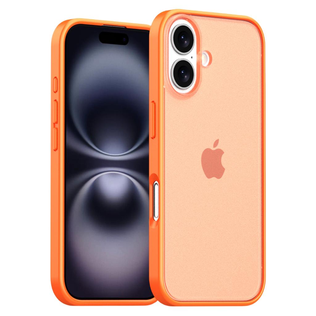 For iPhone 17 Case Skin Feel Frosted PC+TPU Protective Phone Cover