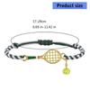 Braccialetto Regolabile in Rame per Badminton per Appassionati di Sport Design Leggero 17 29cm Circonferenza Polso