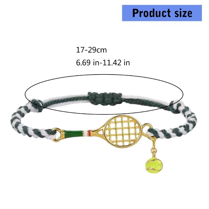Braccialetto Regolabile in Rame per Badminton per Appassionati di Sport Design Leggero 17 29cm Circonferenza Polso