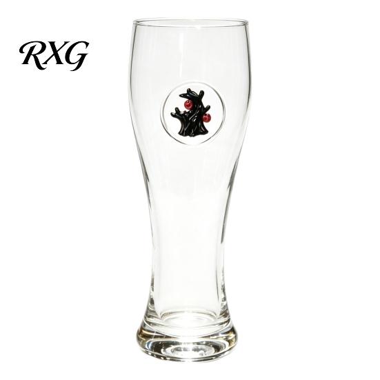 Tazza da bere a forma di fantasma carino 400 ml, bicchiere da birra, zucca spettrale, gatto nero, Halloween, bicchiere resistente in vetro spesso, bicchiere alto per le feste, per Bar, Cucina