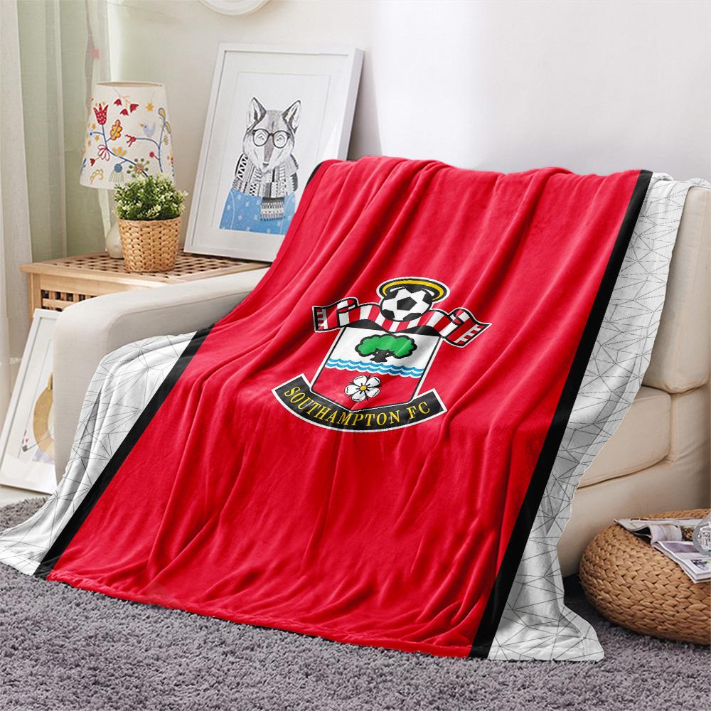 Southampton FC2 Flannel Blanket, High Quality Comfortable for All Seasons, Home Decor, Warmth and Comfort