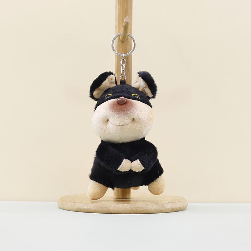 

Очаровательный милый и плюшевый брелок-кукла собака, идеально подходящий для подарков и аксессуаров 13 см Chubby Dog