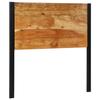VidaXL Tête de lit 100 cm bois massif d'acacia et fer, panneau de tête de lit, tête de lit simple, tête de lit simple, tête 4017545