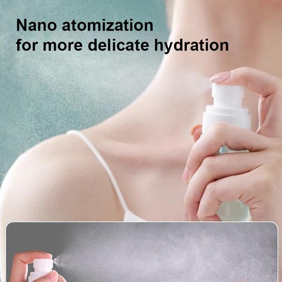 3 Pcs Mini Spray Bottles 30ML + 60ML + 100ML Fine Mist Water Spray Bottle Leak Proof Refillable Travel Bottle for Toners Face Hair Mist