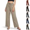 Damskie szybkoschnące luźne spodnie z elastycznym ściągaczem w pasie